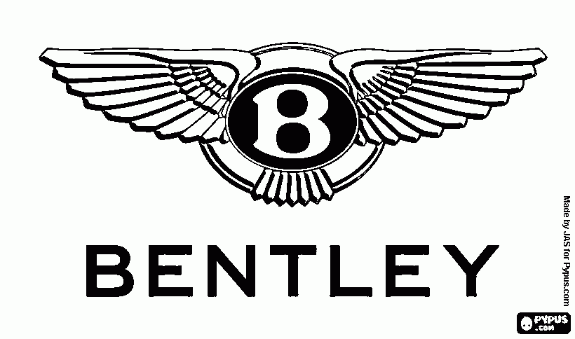 gratis malvorlagen Bentley-Logo