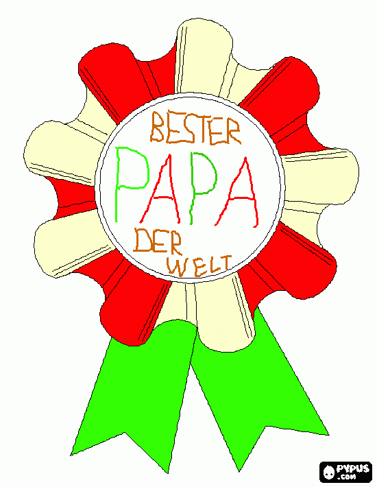 gratis malvorlagen bester papa