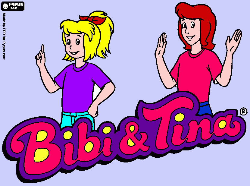 gratis malvorlagen Bibi und Tina (Lisanne)