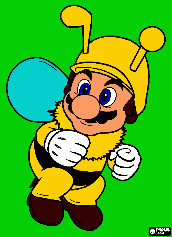gratis malvorlagen Bienen MARIO