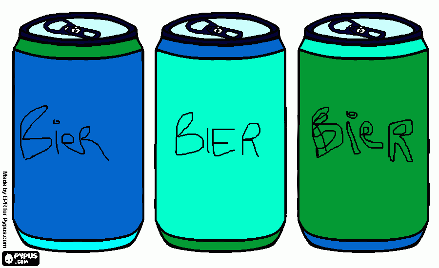 gratis malvorlagen Bier