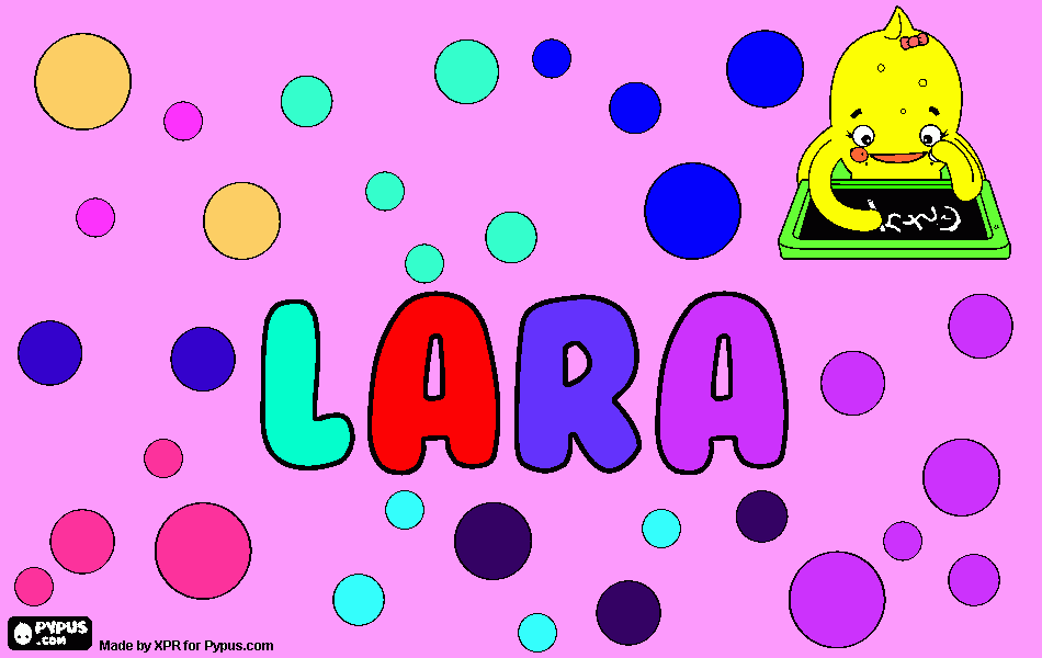 gratis malvorlagen Bild Lara Geb. 