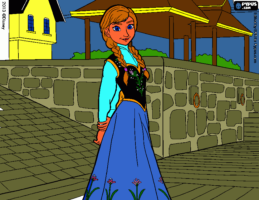 gratis malvorlagen bild von diana