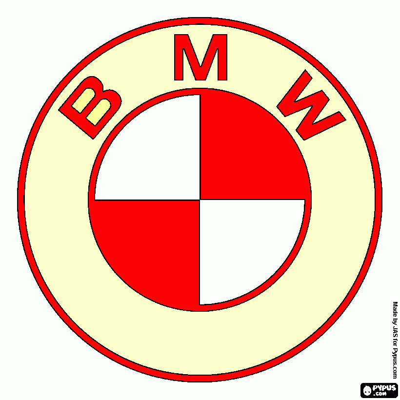 gratis malvorlagen BMW Zeichen