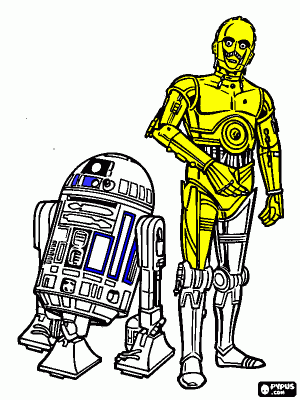 gratis malvorlagen c3po