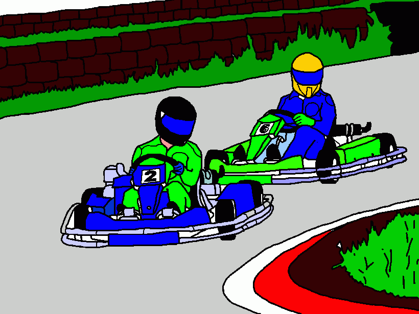 gratis malvorlagen coole karts