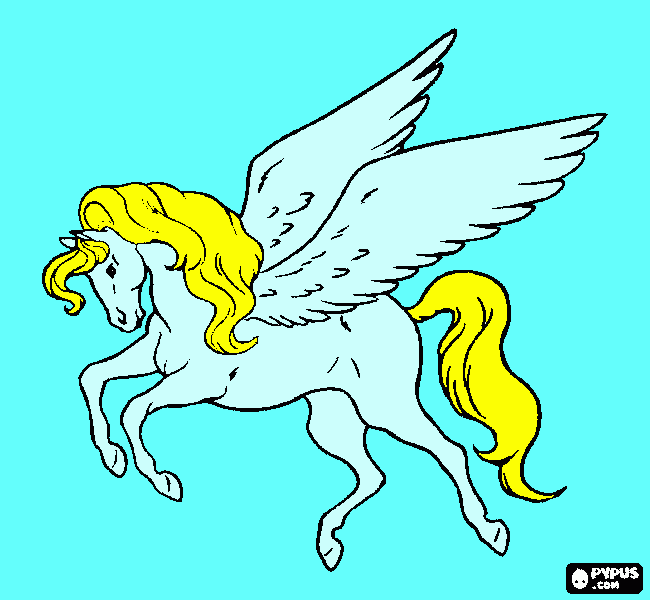 gratis malvorlagen das ist ein pegasus