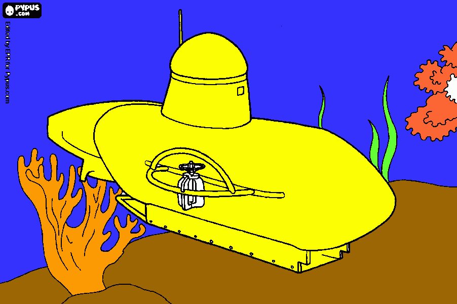 gratis malvorlagen das ist ein U-Boot