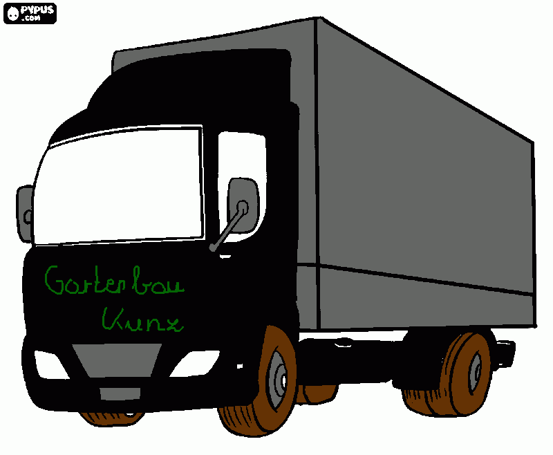 gratis malvorlagen dein truck