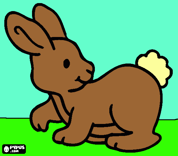 gratis malvorlagen der Hase ist mein kleiner Schnuffi