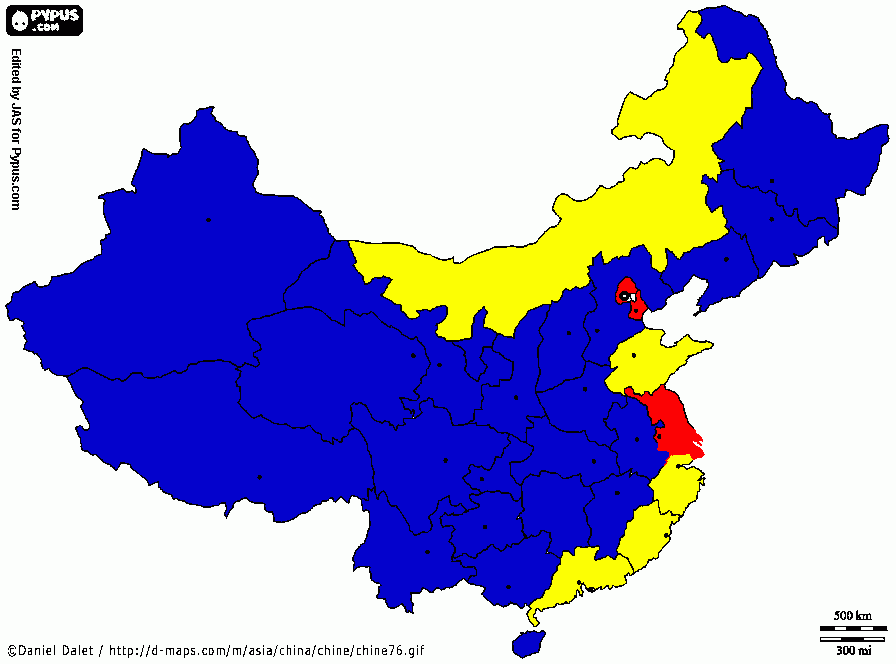 gratis malvorlagen die China karte