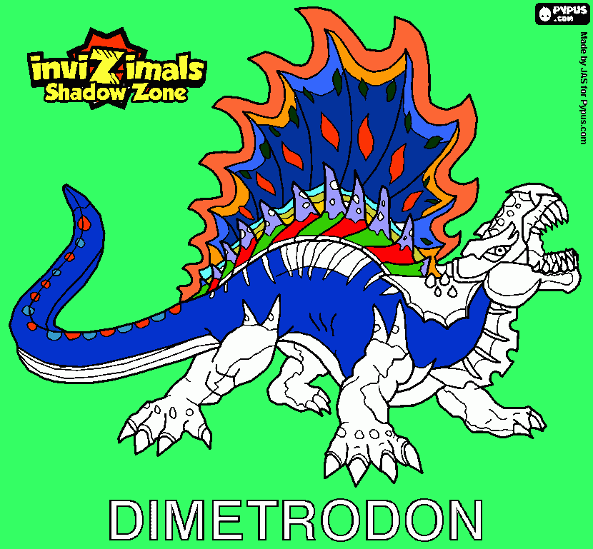 gratis malvorlagen Dimetrodon von Wasti