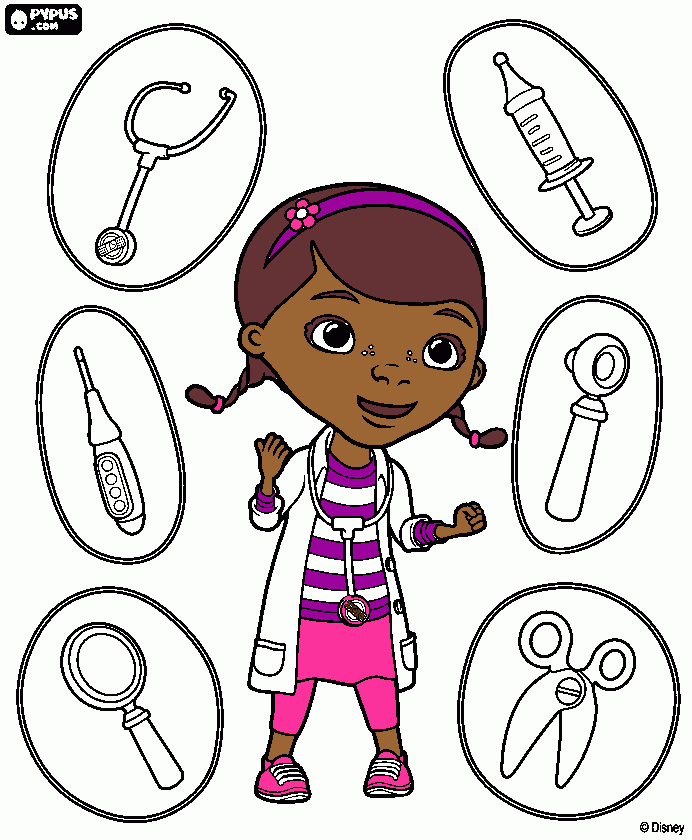 gratis malvorlagen Doc Mc Stuffins