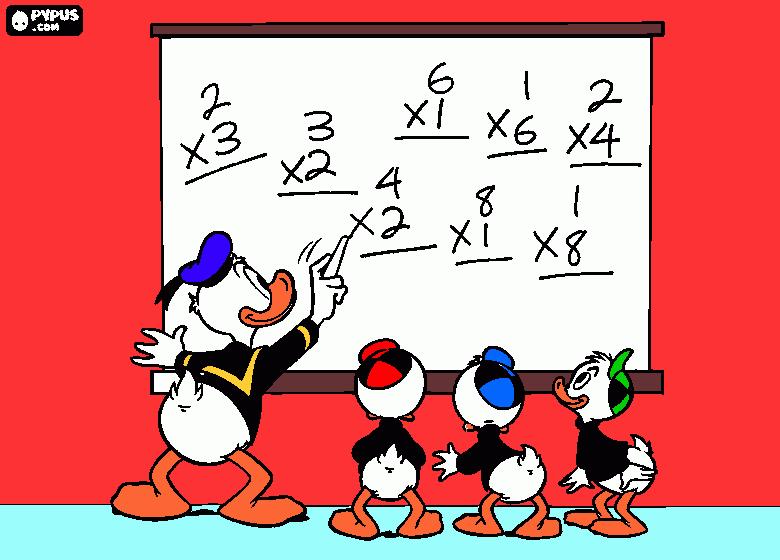 gratis malvorlagen Donald