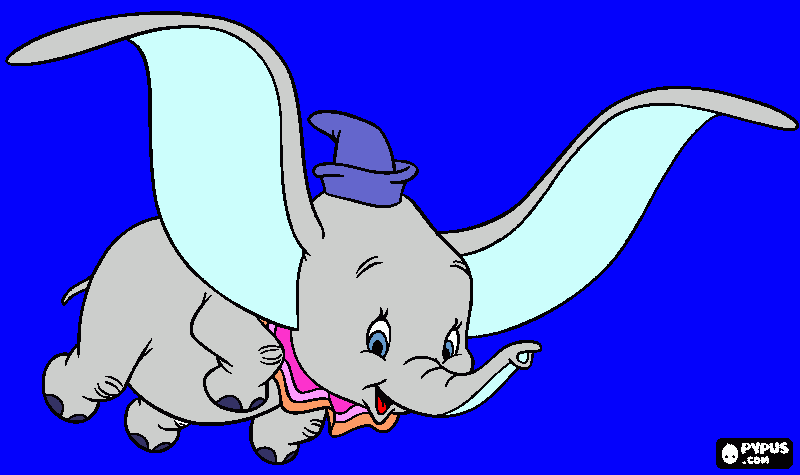 gratis malvorlagen Dumbo