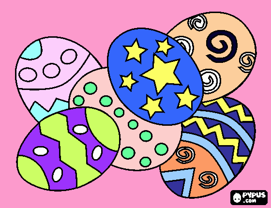 gratis malvorlagen Eier