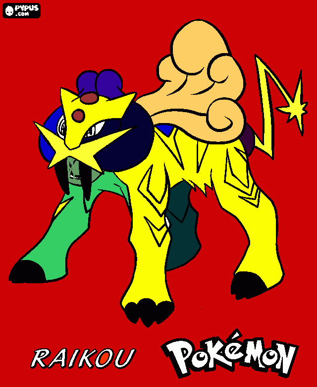 gratis malvorlagen Elektro Pokemon 