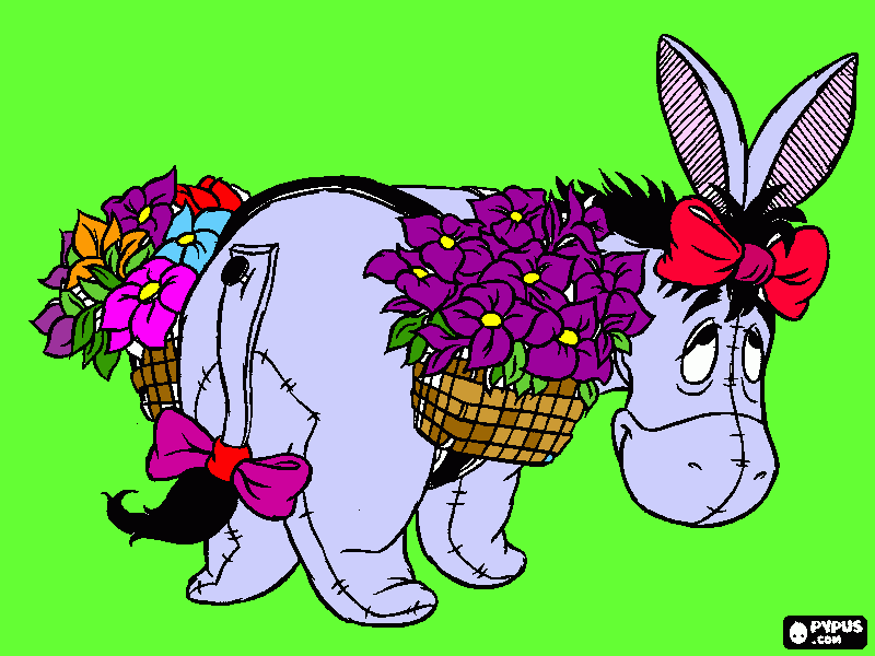 gratis malvorlagen Eselhochzeit