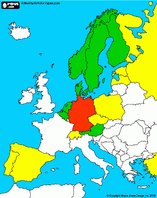 gratis malvorlagen Europe