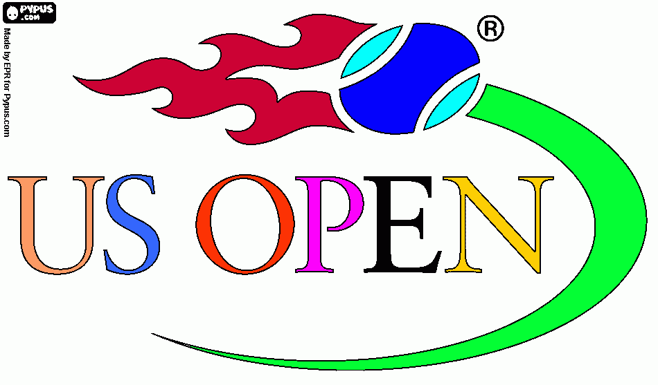 gratis malvorlagen Fire ball liene us  open