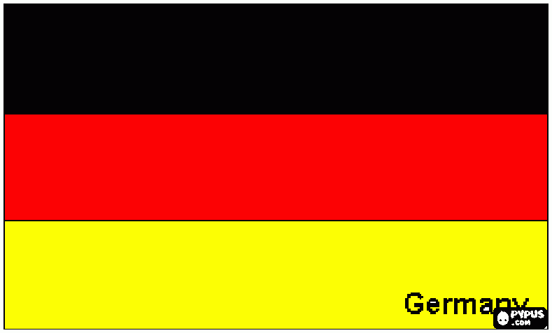 gratis malvorlagen Flagge D