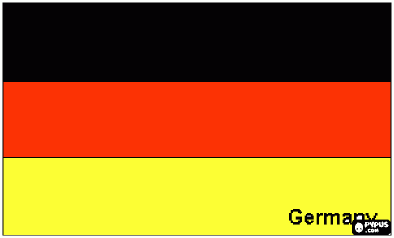 gratis malvorlagen Flagge Deutschland