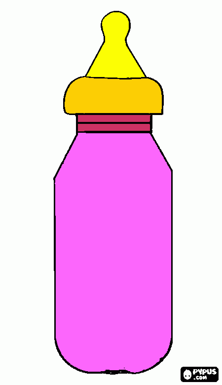 gratis malvorlagen Flasche