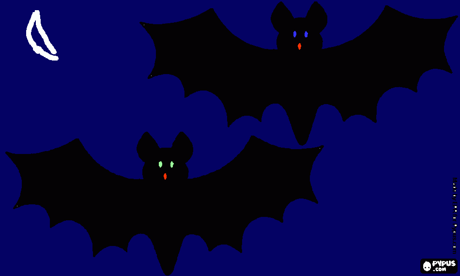 gratis malvorlagen fledermaus