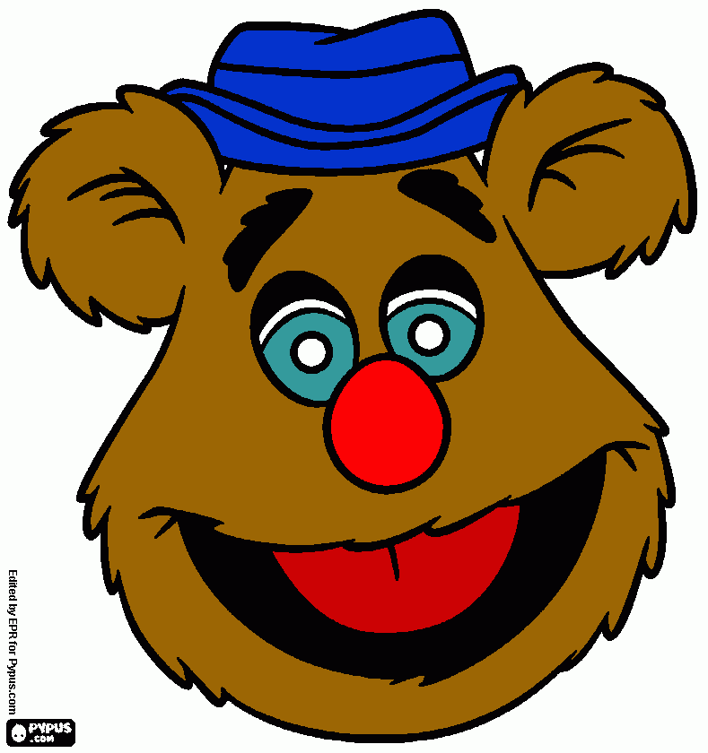 gratis malvorlagen Fozzy-Bär