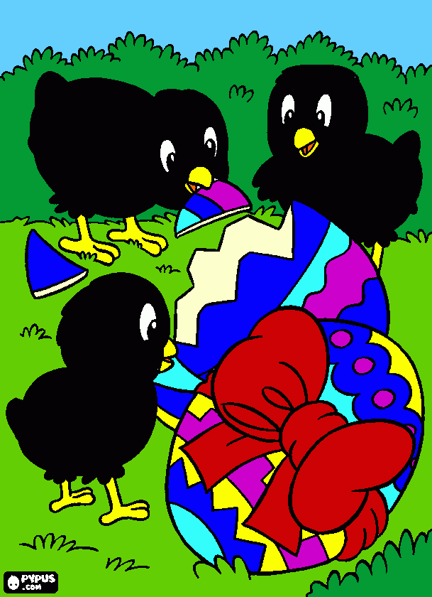 gratis malvorlagen Frohe Ostern Martina!