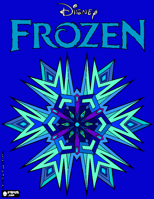 gratis malvorlagen Frozen