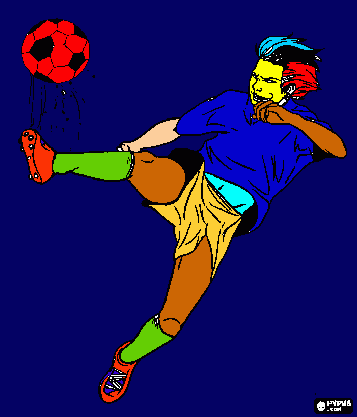 gratis malvorlagen Fußball Punk