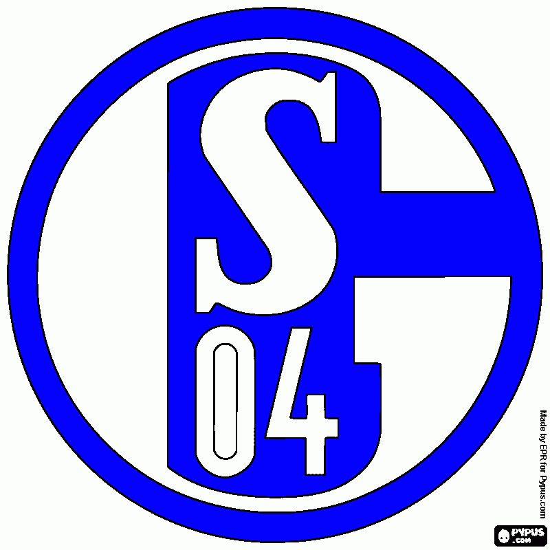 ausmalbilder schalke 04