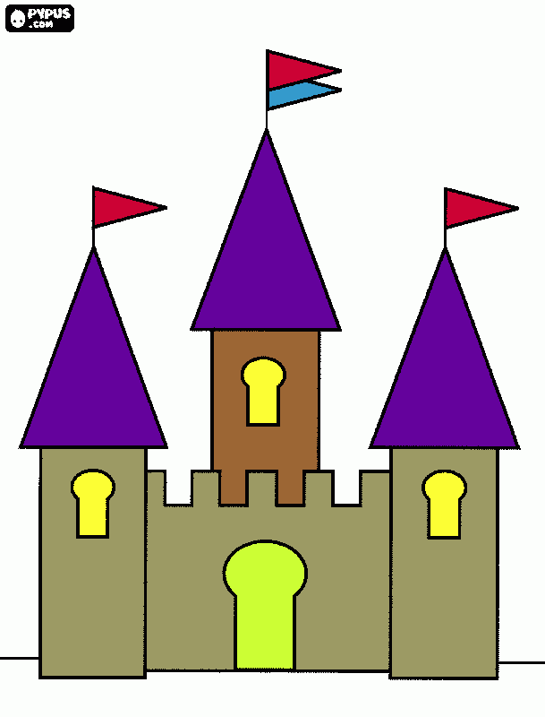 gratis malvorlagen geisterschloss