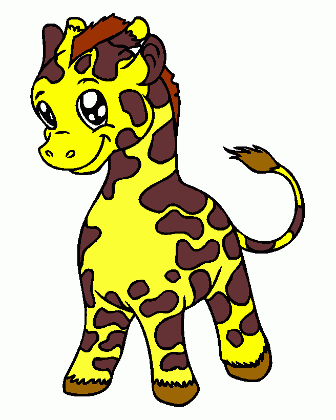 gratis malvorlagen Giraffe