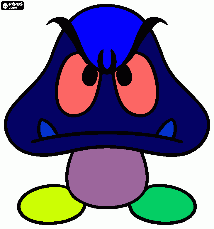 gratis malvorlagen goomba