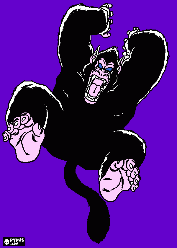 gratis malvorlagen gorillaz