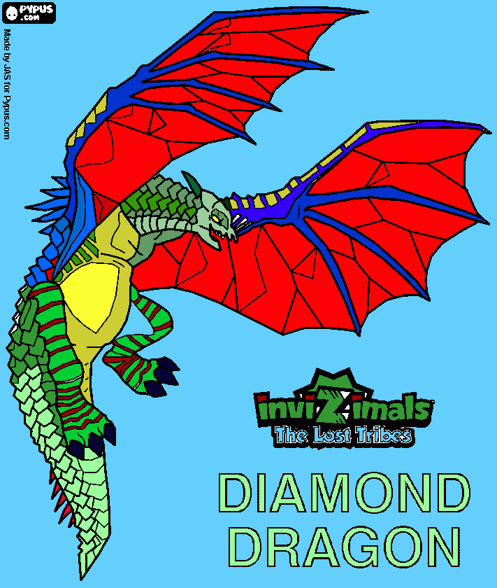gratis malvorlagen Gruseliger Drache