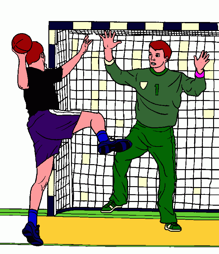 Ausmalbilder Handball Handball Zum Ausdrucken