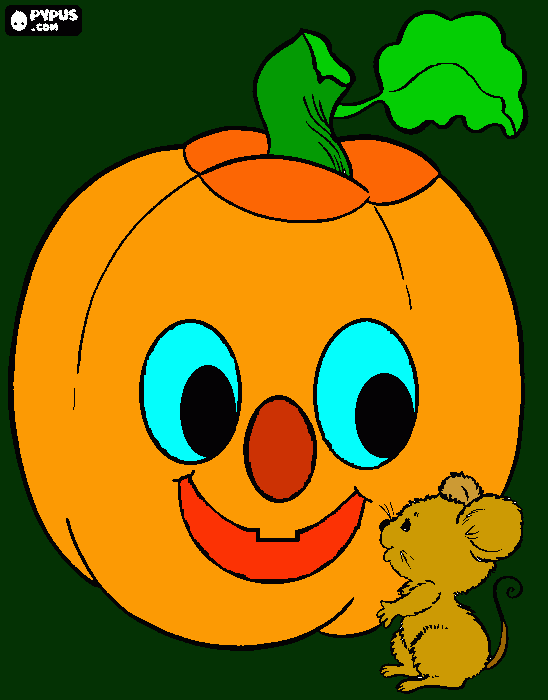 gratis malvorlagen hellowen Kirbis Maus,