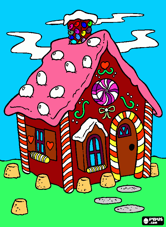 gratis malvorlagen hensel und gretel hexenhaus