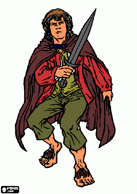 gratis malvorlagen hobbit