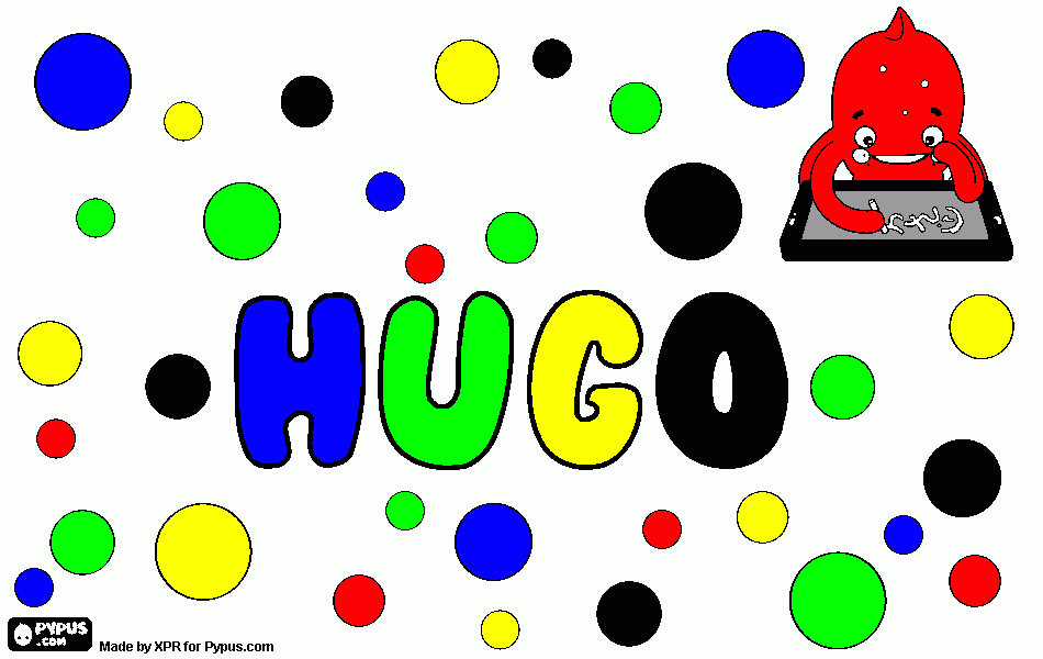gratis malvorlagen Hugo