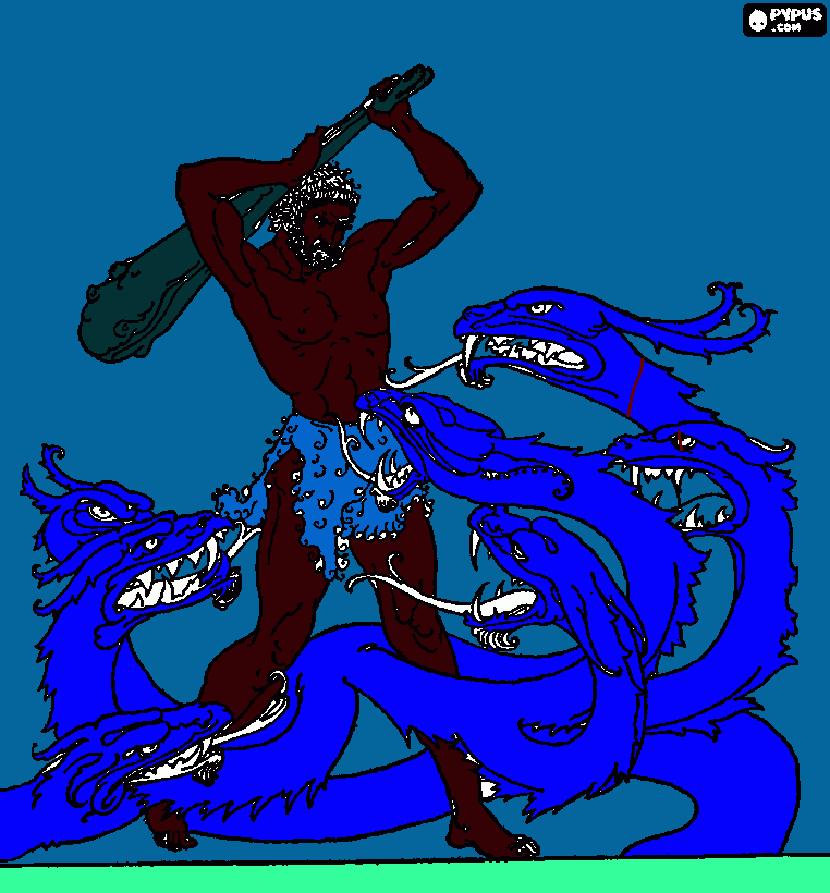 gratis malvorlagen hydra