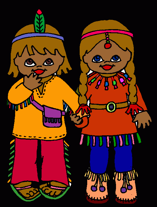gratis malvorlagen Indianer