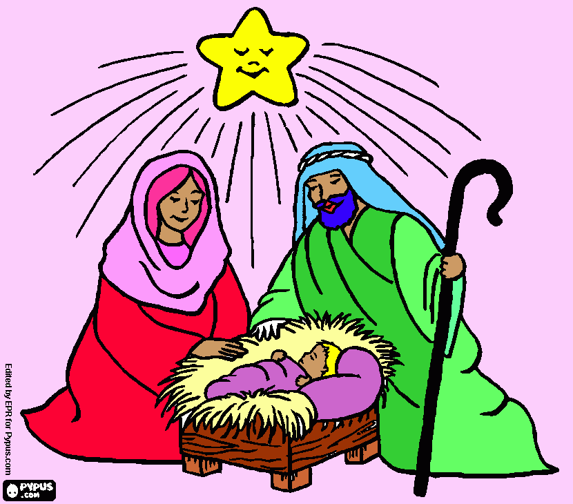 gratis malvorlagen jesus und maria