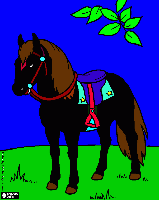 gratis malvorlagen Karla hat ein Bild gemalt