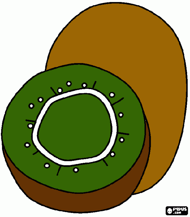 gratis malvorlagen Kiwi
