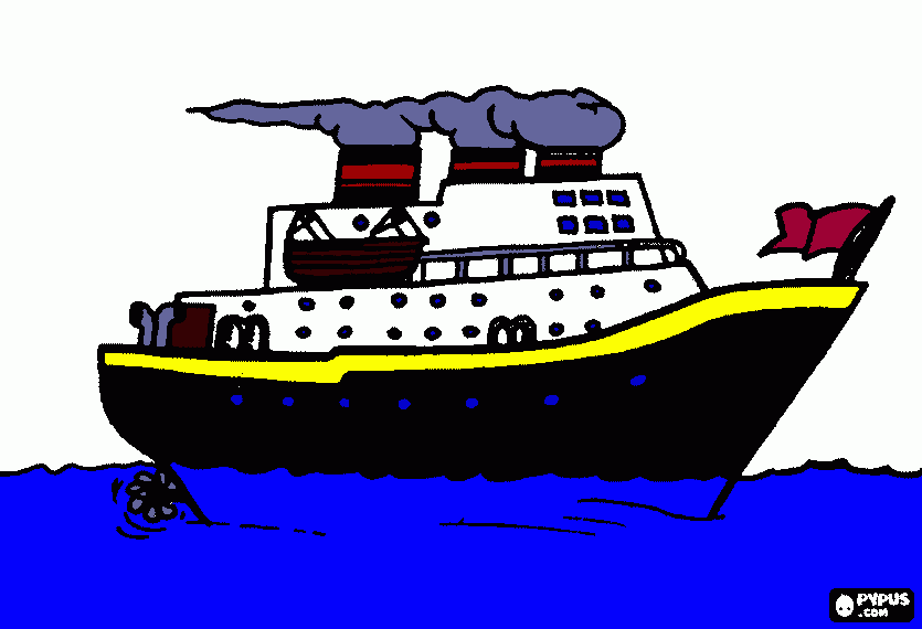 gratis malvorlagen Kreuzfahrtschiff