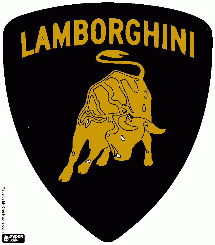 gratis malvorlagen Lamborghini